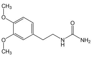 1-(3,4-dimethoxy phenethyl)Urea Chemical structure